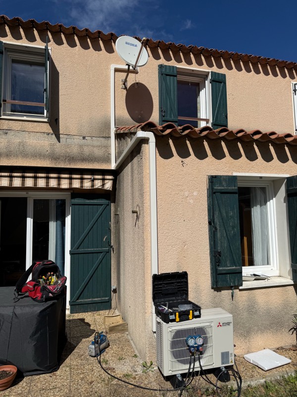 pose climatisation bi split pour 2 chambres 