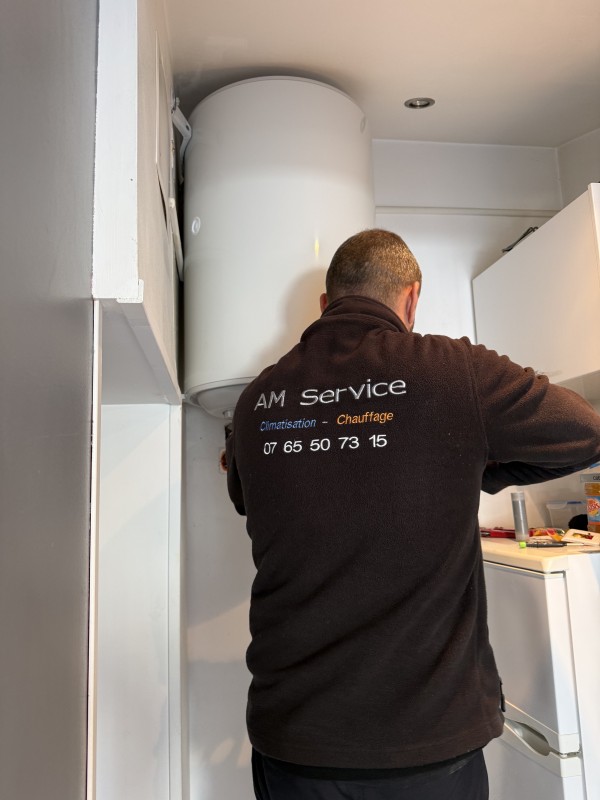 pose d'un chauffe eau 100L atlantic 